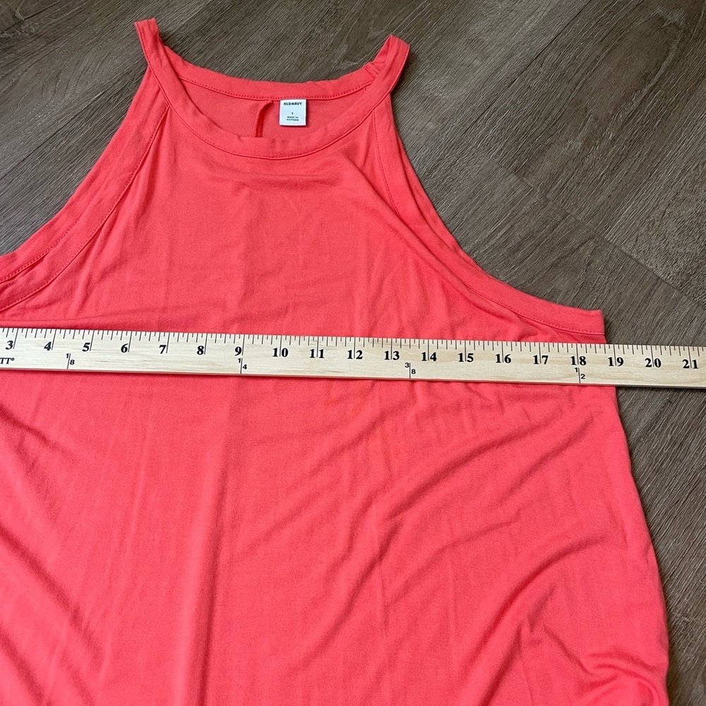 Old Navy Bundle Of 2 Jersey Knit Dresses ~ Teal & Coral ~ Women’s Size Large - Picture 16 of 16